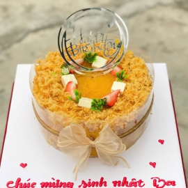 Bánh kem bông lan chà bông
